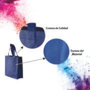 Bolsa ecologica con fuelle de almacenamiento no tejida y portátil unisex - Imagen 2