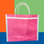 Bolsa chica con Asa de Popote fabricada en Poliéster o Canasta